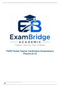 FDOE Florida Teacher Certification Examinations Physics &lpar;6-12&rpar;