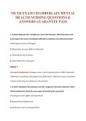 NR 326 EXAM Bundle &vert; Update Questions with complete and Verified solutions&period;