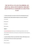 NR 326 EXAM Bundle &vert; Update Questions with complete and Verified solutions&period;