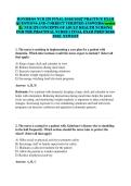  NUR 176 FINAL 2026&sol;2027 PRACTICE EXAMS QUESTIONS AND CORRECT VERIFIED ANSWERS&lpar;version 1& 2&rpar;&sol; HONDROS NUR 176 CONCEPTS OF ADULT HEALTH NURSING FOR THE PRACTICAL NURSE 1 FINAL PREP 2026-2027&period; NEWEST
