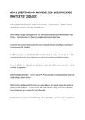 CDM 1 QUESTIONS AND ANSWERS &vert; CDM 1 STUDY GUIDE & PRACTICE TEST 2026&sol;2027
