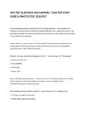 CDM TEST QUESTIONS AND ANSWERS &vert; CDM TEST STUDY GUIDE & PRACTICE TEST 2026&sol;2027