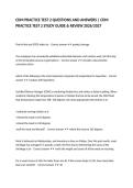 CDM PRACTICE TEST 2 QUESTIONS AND ANSWERS &vert; CDM PRACTICE TEST 2 STUDY GUIDE & REVIEW 2026&sol;2027