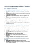 Toetstermen Bouwkunde BT1 & BT2 - Duidelijke uitwerkingen - 2026&sol;27