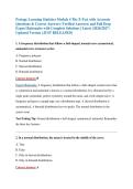 Portage Learning Statistics Module 4 The Z-Test with Accurate Questions & Correct Answers &lpar;Verified Answers&rpar; and Full Deep Expert Rationales with Complete Solutions &vert; Latest &lpar;2026&sol;2027&rpar; Updated Version &lbrace;JUST RELEASED&rcub;