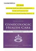 Gynecologic Health Care with an Introduction to Prenatal and Postpartum Care 4th Edition Test Bank