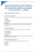 NSG 223 HERZING QUIZ 4 LATEST 2026&sol;2027 &vert; MEDICAL-SURGICAL NURSING II &vert; 50 VERIFIED Q&A &vert; DETAILED RATIONALES &vert; NGN-ALIGNED &vert; PASS GUARANTEED &ndash; A&plus; GRADED
