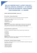 NSG 223 HERZING QUIZ 6 LATEST 2026&sol;2027 &vert; MEDICAL-SURGICAL NURSING II &vert; 50 VERIFIED Q&A &vert; DETAILED RATIONALES &vert; NGN-ALIGNED &vert; PASS GUARANTEED &ndash; A&plus; GRADED