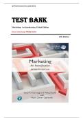Test Bank for Marketing&colon; An Introduction&comma; 15th Edition by Gary Armstrong &ndash; Complete Exam Review & Practice Questions