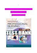 TEST BANK For Leddy & Pepper&rsquo;s Professional Nursing &NewLine;9th Edition by Lucy Hood &NewLine;Chapters 1 - 22 Complete 2026&NewLine;