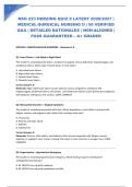 NSG 223 HERZING QUIZ 8 LATEST 2026&sol;2027 &vert; MEDICAL-SURGICAL NURSING II &vert; 50 VERIFIED Q&A &vert; DETAILED RATIONALES &vert; NGN-ALIGNED &vert; PASS GUARANTEED &ndash; A&plus; GRADED