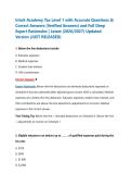 Intuit Academy Tax Level 1 with Accurate Questions & Correct Answers &lpar;Verified Answers&rpar; and Full Deep Expert Rationales &vert; Latest &lpar;2026&sol;2027&rpar; Updated Version &lbrace;JUST RELEASED&rcub;