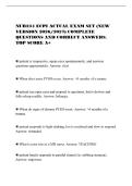 NUR234 ECPI ACTUAL EXAM SET &lpar;NEW&NewLine;VERSION 2026&sol;2027&rpar; COMPLETE&NewLine;QUESTIONS AND CORRECT ANSWERS&period;&NewLine;TOP SCORE A&plus;