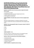 GLO-BUS 2026 &vert; GLO-BUS Business Strategy Simulation Study Guide&comma; Participant's Guide&comma; Exam Prep&comma; Practice Questions with Answers & Explanations&comma; Competitive Strategy&comma; Camera & Drone Operations&comma; P&sol;Q Ratings&comma; Market Share&comma; R&D&comma; Production&comma; Pricing&comma; M