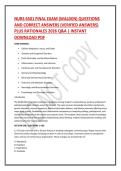 NURS 6501 FINAL EXAM &lpar;WALDEN&rpar; QUESTIONS AND CORRECT ANSWERS &lpar;VERIFIED ANSWERS&rpar; PLUS RATIONALES 2026 Q&A &vert; INSTANT DOWNLOAD PDF