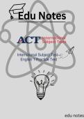 ACT International English &plus; Math Practice Sheet Bundle&comma; designed ACT-style questions covering grammar&comma; language skills&comma; algebra&comma; geometry&comma; functions&comma; statistics&comma; and problem-solving