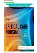 Test Bank for Introduction to Critical Care Nursing 8th Edition by Mary Lou Sole &vert; Complete Test Bank & Practice Questions