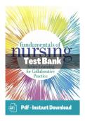 Test Bank for Fundamentals of Nursing &lpar;3rd Edition&rpar; by Barbara L&period; Yoost & Lynne R&period; Crawford