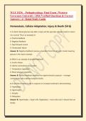 WGU D236 &ndash; Pathophysiology Final Exam &vert; Western Governors University &vert; 2026 Verified Questions & Correct Answers &vert; A&plus; Rated Study Guide