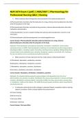 NUR 2474 Exam 1 & 2 Package Deal &vert; Questions and Well Detailed Answers