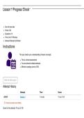 JNT 633S Lesson 1 Progress Check 2026&sol;2027 Latest Update &vert; Joint Planning Process & Application Study Guide