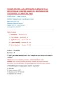 NUR 231 Exam 3 &ndash; Adult Nursing II &lpar;2026&rpar; Actual Questions & Verified Answers &vert; Illinois State University &vert; Guarantee Pass