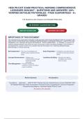 HESI PN EXIT EXAM PRACTICAL NURSING COMPREHENSIVE&NewLine;LICENSURE 2026&sol;2027 - QUESTIONS AND ANSWERS 100&percnt;&NewLine;VERIFIED DETAILED RATIONALES - PASS GUARANTEED - A&plus;&NewLine;GRADED