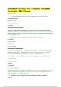 NURS 251 Pharmacology Final Exam &lpar;pdf&rpar; &vert; 2026&sol;2027 &vert; &NewLine;Pharmacology Q&A &vert; Nursing 