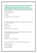 TCDHA Perio ii Final Exam Latest 2025 With 200 Prep Questions And Correct Verified Answers&sol; Perio II FINAL EXAM 2025 &lpar;Brand New&excl;&rpar; 