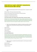 NURS 5220 Exam 3 &lpar;pdf&rpar; &vert; 2026&sol;2027 &vert; Comprehensive &NewLine;Health Assessment Q&A &vert; Nursing