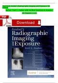 Test Bank For Fauber&rsquo;s Radiographic Imaging and Exposure 7th Edition &vert; Terri L&period; Fauber &vert; ISBN 9780443114502 &vert; Chapters 1-10