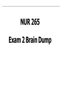NUR 265 Exam 2 Brain Dump Study Guide on Respiratory & Metabolism with Complete Solutions &vert; Latest &lpar;2026&sol;2027&rpar; Updated Version - Galen College Of Nursing