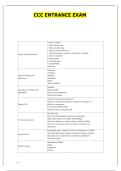 CCC Entrance Exam and Common Core Pre-Test Combined Set &vert; Practice Questions & Study Guide