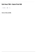 Exit HESI 700&plus; Bank First 100 &vert; Nursing Practice Questions & Study Guide