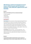NSG 526 Exam 2 with Accurate Questions & Correct Answers &lpar;Verified Answers&rpar; and Full Deep Expert Rationales &vert; Latest &lpar;2026&sol;2027&rpar; Updated Version &lbrace;JUST RELEASED&rcub;