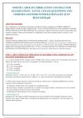 NORTH CAROLINA IRRIGATION CONTRACTOR&NewLine;EXAMINATION - LEVEL I EXAM QUESTIONS AND&NewLine;VERIFIED ANSWERS WITH RATIONALES JUST&NewLine;RELEASED&period;pdf