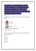 LEGIT ATI PN COMPREHENSIVE PREDICTOR EXIT EXAM 2026 EXAMS 1&comma; 2&comma; 3 AND 4 VERSIONS WITH NGN EACH VERSION 180 QUESTIONS AND ANSWERS FOR ACTUAL PN ATI COMPREHENSIVE PREDICTOR EXIT EXAM 2026&rsqb; QUESTIONS AND CORRECT ANSWERS &lpar;VERIFIED ANSWERS&rpar; PLUS RATI