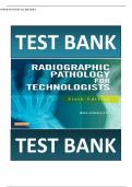 Test Bank for Radiographic Pathology for Technologists&comma; 6th Edition by Nina Kowalczyk&colon; Complete Exam Prep with Practice Questions & Answers