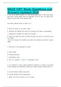 NACE CIP1 Study Questions and Answers Updated 2026
