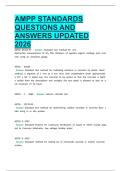 AMPP STANDARDS QUESTIONS AND ANSWERS UPDATED 2026