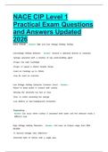 NACE CIP Level 1 Practical Exam Questions and Answers Updated 2026&period;