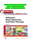 TEST BANK For Williams Basic Nutrition and Diet Therapy 16th Edition by Staci Nix&comma; ISBN&colon; 9780323653763&comma; All 23 Chapters Covered&comma; And Verified 2026&vert;2027&NewLine;