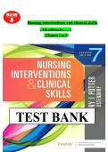 Test Bank for Nursing Interventions and Clinical Skills 7th Edition &vert; Chapters 1&ndash;32