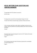 NR 601 MIDTERM EXAM QUESTIONS AND VERIFIED ANSWERS