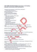 Test Bank for HESI OB Maternity