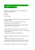 PHLEBOTOMY MULTIPLE CHOICE QUESTIONS EXAMS &sol;GRADED A&plus;&sol;&lpar;2025-2026&rpar;