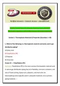 PHMSA-PL1310 Plastic & Composite Materials Exam 2026&sol;2027 &vert; 250 Practice Questions with Verified Answers & Detailed Rationales &vert; Complete Exam Prep