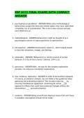 EDF 6222 FINAL EXAMS WITH CORRECT ANSWERS &sol;PRACTICE TEST &sol;UPDATED EXAMS 