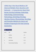 USMLE Step 3 Year-Round Medicine 150 &NewLine;Advanced Multiple-Choice Questions with &NewLine;Rationales &mdash; A Comprehensive Board-Style &NewLine;Review Covering Cardiology&comma; Nephrology&comma; &NewLine;Endocrinology&comma; Gastroenterology&comma; &NewLine;Pulmonology&comma; Hematology-Oncology&comma; &NewLine;Infectious Disease