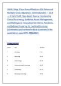 USMLE Step 3 Year-Round Medicine 150 Advanced &NewLine;Multiple-Choice Questions with Rationales &mdash; V2&period;0 &NewLine;&mdash; A High-Yield&comma; Case-Based Review Emphasizing &NewLine;Clinical Reasoning&comma; Guideline-Based Management&comma; &NewLine;and Multisystem Integration for Interns&comma; Residents&comma; &NewLine;and 